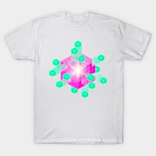 Cube Clones Rubik Cube Colorful Impossible Cube  Gift T-Shirt